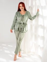 ⁦طقم الراحة البيتي الشتوي 3 قطع⁩ - الصورة ⁦3⁩