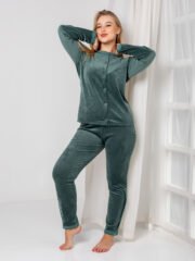 ⁦طقم نسائي قطعتين بأزرار كاملة⁩ - الصورة ⁦5⁩