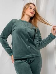 ⁦طقم نسائي قطعتين بأزرار كاملة⁩ - الصورة ⁦9⁩