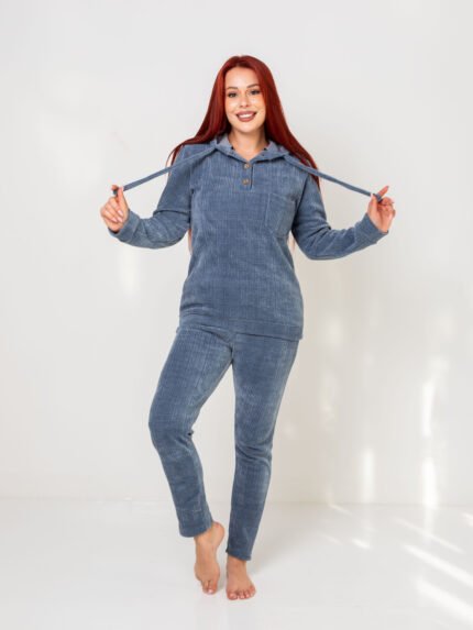 طقم الهودي البيتي الدافئ